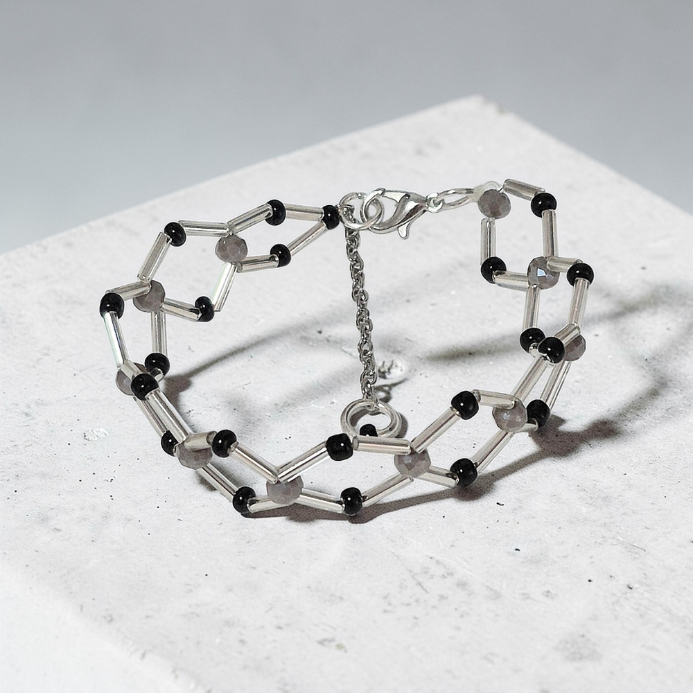 Handmade One A Kind Glass Bead Bracelet